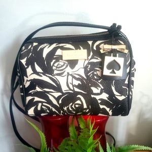 Kate Spade BRIDGEWATER DRIVE Looloo CrossBody handbag water color rose